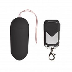 Виброяйцо EasyToys 10 режимов с пультом д/у чёрное