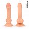Фото-1 Фаллоимитатор EroWoman Realistic телесный реалистичный с мошонкой на присоске 18,5 см