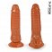 Фото-2 Фаллоимитатор EroWoman Realistic коричневый реалистичный с мошонкой на присоске 21 см 070