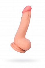 Фаллоимитатор на присоске с мошонкой RealStick Elite из киберкожи 18,5 см 004-1