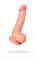 Фаллоимитатор на присоске с мошонкой RealStick Elite из киберкожи 18,5 см 004-1