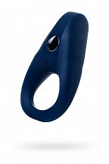Кольцо Satisfyer Rocket Ring синее эрекционное с вибрацией