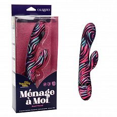 Вибратор Menage a Moi с клиторальным стимулятором многопрограммный
