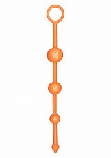 Анальная цепочка Funky butt beads оранжевая