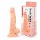 Фаллоимитатор EroWoman Realistic телесный реалистичный с мошонкой на присоске 20,5 см