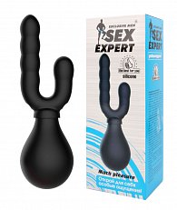 Анальный душ Sex Expert чёрный 130