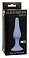 Анальная втулка Lola Toys Slim Anal Plug small силиконовая синяя