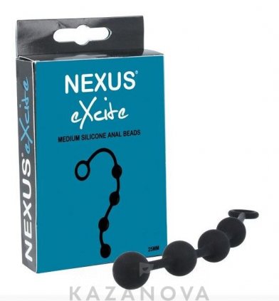 Анальная цепочка NEXUS Excite Medium черная
