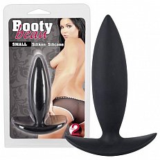 Анальный плаг Booty beau small из силикона черный