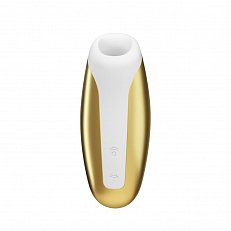 Вакуум-волновой бесконтактный стимулятор клитора Satisfyer Love Breeze желтый