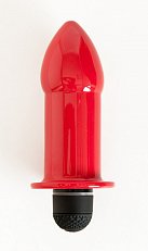 Вибровтулка Black&Red из ПВХ красная 11,5 см