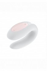 Вибростимулятор многофункциональный для пар Satisfyer Partner Double Joy с приложением белый