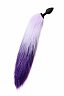 Фото-2 Анальная втулка POPO Pleasure S с бело- фиолетовым хвостом, 45 см