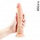 Фото-2 Фаллоимитатор EroWoman Realistic телесный реалистичный на присоске 21,5 см