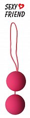 Вагинальные шарики Sexy Friend розовые 3,5 см