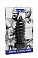 Фото-1 Анальная втулка Tom of Finland Screw U Anal ребристая из медицинского силикона