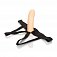 Фото-1 Страпон мужской Calexotics Jock Strap из силикона телесного цвета