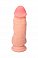 Фото-3 Фаллоимитатор на присоске с мошонкой RealStick Elite 18,5 см