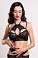 Бралетт Erolanta Lingerie кружевной с декоративными перемычками и лямкой на шее