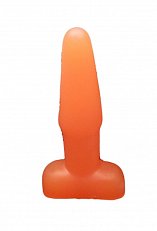 Анальный плаг LoveToy из геля розовый 14 см