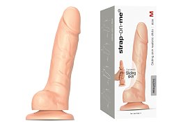 Фаллоимитатор STRAP-ON-ME Sliding skin M телесный