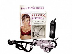 Клиторальный вибратор Classix Butterfly из ПВХ прозрачный