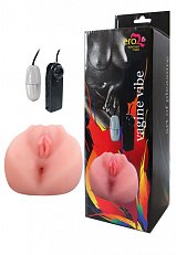 Мастурбатор Vagine Vibe вагина-анус из киберкожи с вибрацией