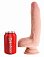 Фото-3 Фаллоимитатор King Cock Plus Soft Skin реалистичный на присоске телесный 24,1 см