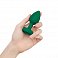 Фото-9 Анальная втулка B-Vibe Jewel Plug с вибрацией, стразой и пультом д/у