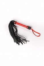 Флогер Sitabella из натуральной кожи черно-красный