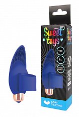 Вибратор на палец Sweet Toys 8 см синий