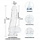 Фото-4 Фаллоимитатор Addiction Crystal прозрачный 17,8 см