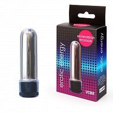 Вибропуля EroWoman/Man Erotic Energy серебристая