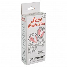 Пудра для игрушек Love Protection с ароматом клубники 15 г
