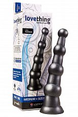 Анальный плаг Love Thing черный 21 см 203