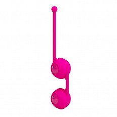 Вагинальные шарики Pretty Love Kegel Tighten Up III силиконовые розовые