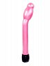 Вибратор анально-вагинальный Eroticon розовый пластиковый 15,5 см