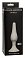 Фото-1 Анальная втулка Lola Toys Slim Anal Plug large силиконовая серая