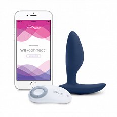 Анальная втулка с вибрацией многопрограммная WE-VIBE Ditto синяя