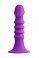 Фото-2 Анальный стимулятор A-Toys Drilly из силикона фиолетовый