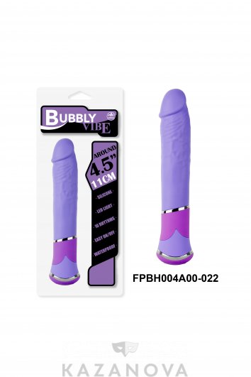 Вибратор Bubbly Vibe NMC многопрограммный фиолетовый 11 см 004