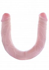 Фаллоимитатор двусторонний из киберкожи телесный LoveToy 47 см 300
