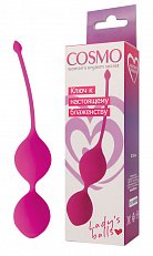 Вагинальные шарики Cosmo Lady's balls фиолетовые 002
