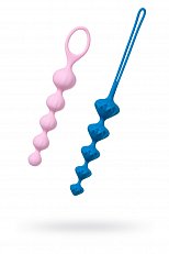 Набор анальных цепочек Satisfyer Beads разноцветные 2 шт.