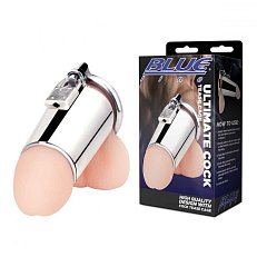Пояс верности мужской Blue Line Ultimate Cock Cage металлический