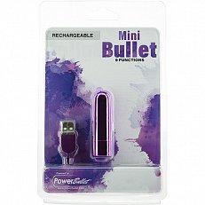 Вибропуля Powerbullet Mini Bullet 9 режимов перезаряжаемая