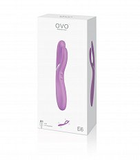Вибратор OVO Rabbit перезаряжаемый многопрограммный розовый