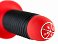 Фото-2 Вибратор ToyFa Black&Red с двойным мотором силиконовый черный 340