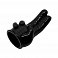 Фото-5 Насадка стимулирующая Power Head Double Finger из TPR для массажера черная