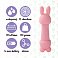 Фото-3 Минивибратор Feelz Toys Mister Bunny с 2 сменными насадками